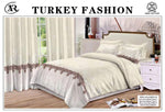 Turkish Bedding Duvet Cover Set with curtain | Turkish Bedsheet - Saadstore