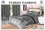 Turkish Bedding Duvet Cover Set with curtain | Turkish Bedsheet - Saadstore