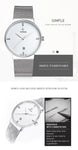 Men's Stainless Steel Mesh Belt Watch - Saadstore