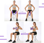 Thigh Master Muscle Toner, DELFINO Multifunctional Thigh Toner Thigh Workout Exerciser , Suitable for Home Fitness Equipment for Hips, Thighs, Waist, Chest and Arms - Saadstore