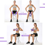Thigh Master Muscle Toner, DELFINO Multifunctional Thigh Toner Thigh Workout Exerciser , Suitable for Home Fitness Equipment for Hips, Thighs, Waist, Chest and Arms