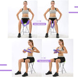 Thigh Master Muscle Toner, DELFINO Multifunctional Thigh Toner Thigh Workout Exerciser , Suitable for Home Fitness Equipment for Hips, Thighs, Waist, Chest and Arms