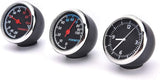 Mini Stick On Clock Hygrometer Clock & Thermometer for Car Dashboard