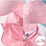 Summer Detachable Outdoor Anti-sun Brim Hat With Fan - Saadstore