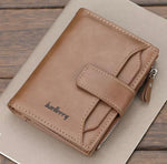 Men's Leather Wallet with Coins Pocket - Saadstore