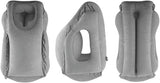 Air-plane Travel Pillow, Multi-functional Smart Inflatable Cushion Comfortable Huggable Travel Pillow For Smart Travelers - Grey