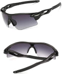 Sports Sunglasses Black frame - Saadstore