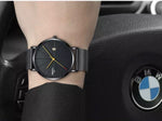 OMEGA Ultra-thin mesh belt quartz watch - Saadstore