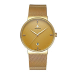 Men's Stainless Steel Mesh Belt Watch - Saadstore