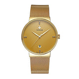 Men's Stainless Steel Mesh Belt Watch - Saadstore