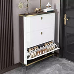 Italian-style luxury ultra-thin shoe cabinet - Saadstore