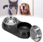 Double Bowl Feeding Dish for Dog & Cat