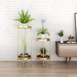 Indoor & Outdoor Potted Plant Stand(2 Pcs Set)