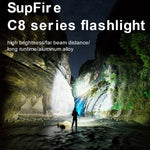 SUPFIRE Flashlight for Outdoor Camping Hiking Cycling - Saadstore