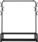 Clothing  Rack with Top Rod, Lower Storage
