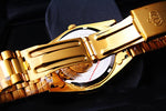 Sapphire Full Gold Stainless Steel Quartz Dial Watches