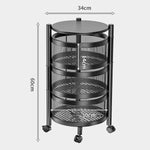 360° Layered Shelf Storage Rack - Saadstore