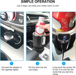 Smart Heating Cooling cup Holder for vehicle - Saadstore