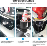 Smart Heating Cooling cup Holder for vehicle - Saadstore