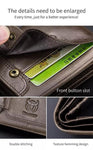 BULLCAPTAIN Men's Wallet Zipper Wallet - Saadstore