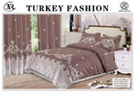 Turkish Bedding Duvet Cover Set with curtain | Turkish Bedsheet - Saadstore