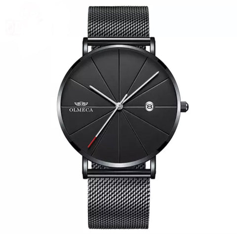 OMEGA Ultra-thin mesh belt quartz watch - Saadstore