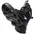 Kiyard- Steel Toe Safety Shoes Black style-01 - Saadstore
