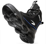Kiyard- Steel Toe Safety Shoes Black style-01 - Saadstore