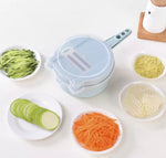 Multifunction Vegetable Cutter with 4 Blades - Saadstore