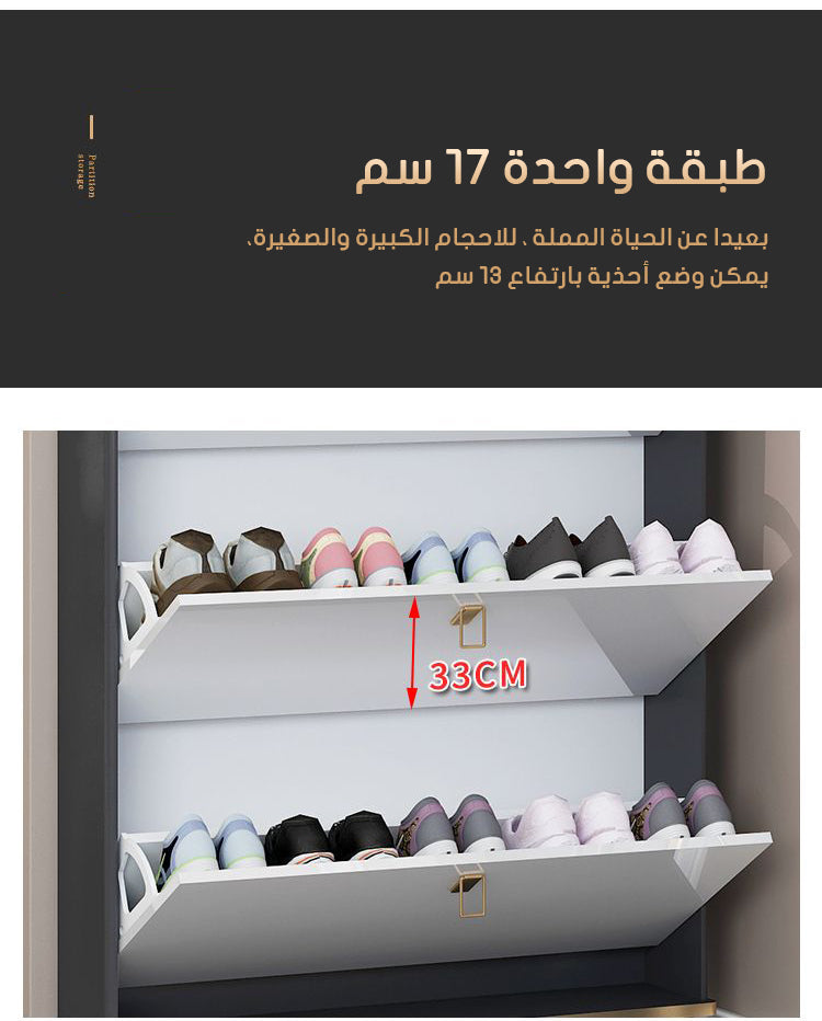 Italian-style luxury ultra-thin shoe cabinet – telemartuae