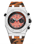 KIMSDUN Camouflage Silicone Strap Quartz Men Watch - Saadstore