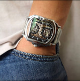 Hollow Square Automatic Mechanical Watch