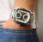 Hollow Square Automatic Mechanical Watch - Saadstore