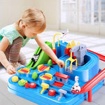Vehicle Puzzle Car Track Playsets - Saadstore