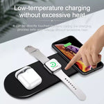 Wireless Trio Charger for I phone 12 13, Watch & Earphone - Saadstore