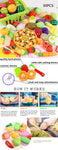 Cutting Play Food Toy for Kids Kitchen