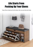 Large Capacity Shoes Cabinet with stool