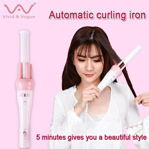 Vivid & Vogue Professional  Ceramic Hair Curler - Saadstore