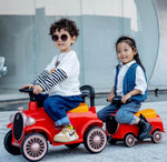 Children's electric train four wheeled Baby Super large toy - Saadstore