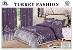 Turkish Bedding Duvet Cover Set with curtain | Turkish Bedsheet - Saadstore