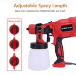 Spray Gun High Power Electric Paint Sprayer Power Tool Airbrush - Saadstore
