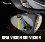 360 ° Rotation Car Blind Spot Mirror Wide Angle - Saadstore