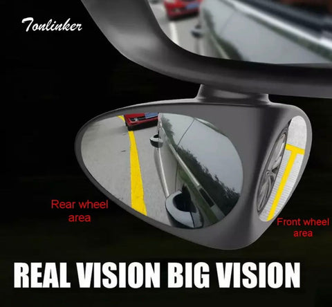 360 ° Rotation Car Blind Spot Mirror Wide Angle - Saadstore