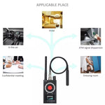 Anti-Spy Detector for Listening GPS Tracker Device with Vibration - Saadstore