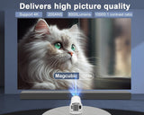 Portable Projector: Your Perfect Home, Office, and Outdoor Entertainment Companion! 6M Warranty