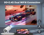 Portable Projector: Your Perfect Home, Office, and Outdoor Entertainment Companion! 6M Warranty