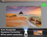 Portable Projector: Your Perfect Home, Office, and Outdoor Entertainment Companion! 6M Warranty