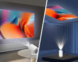 Portable Projector: Your Perfect Home, Office, and Outdoor Entertainment Companion! 6M Warranty