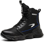 Kiyard- Steel Toe Safety Shoes Black style-01 - Saadstore