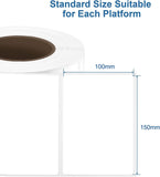 Barcode Label Thermal Stickers - Saadstore